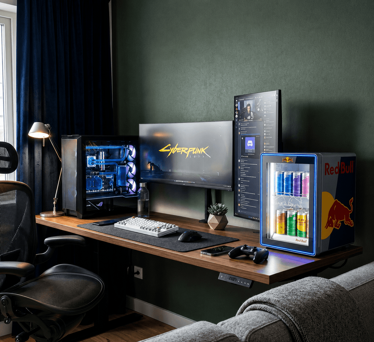Mini Frigo Red Bull 21L Officiel – Réfrigérateur Compact Gamer - Le Coin Fraicheur